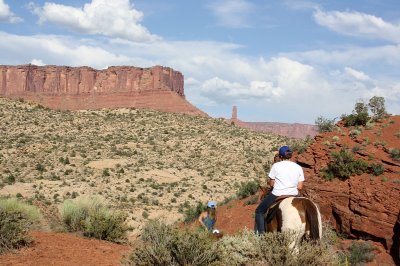 Ruta a caballo  por el far west