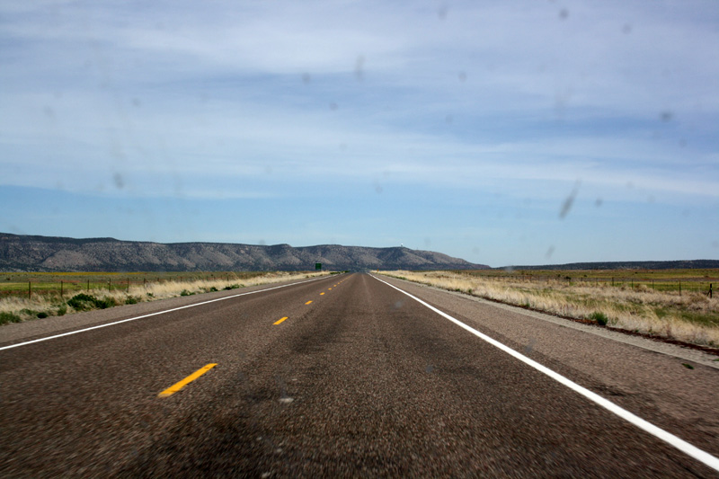 Tramo ruta 66 USA en Arizona