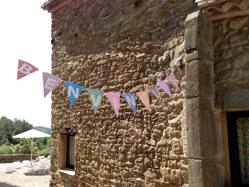 Cartel de bienvenida