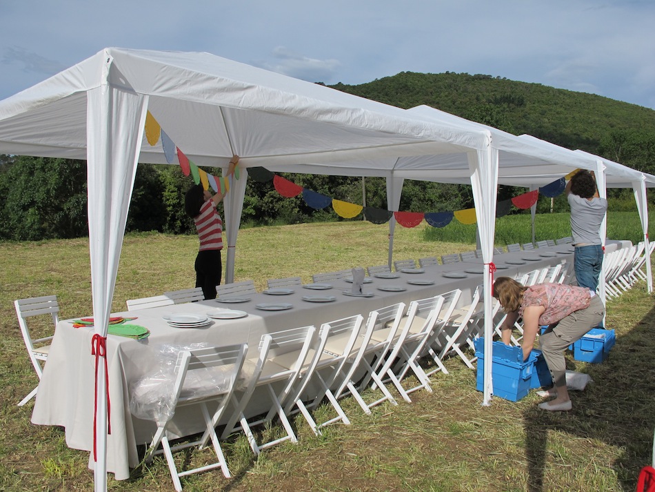carpas boda