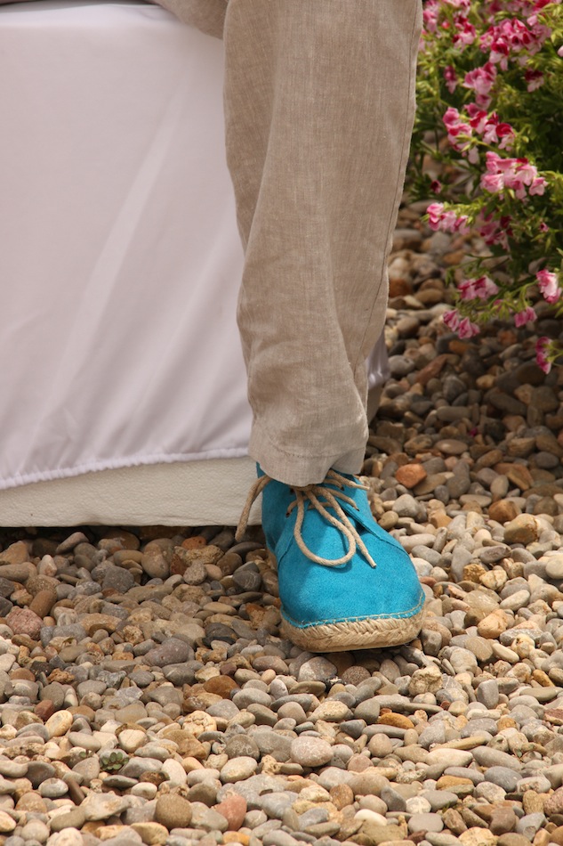 zapatos azules