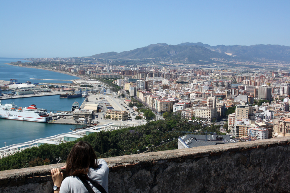 Vistas desde Gibralfaro Malaga