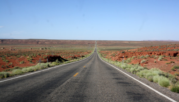 Monument Valley carreteras rectas