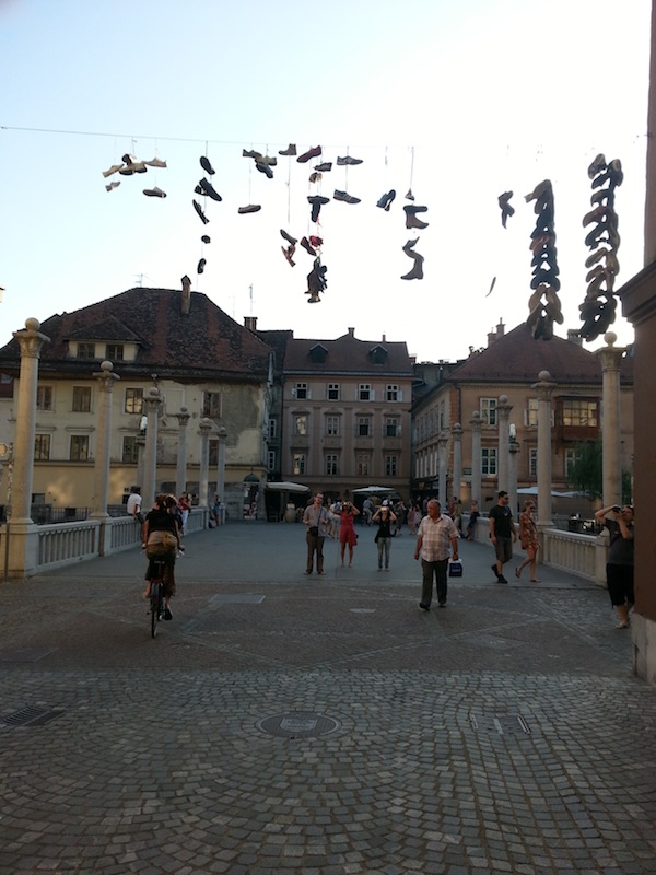 Puente de los zapatos, Ljubljana