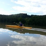 en kayak por el río Drava, Maribor