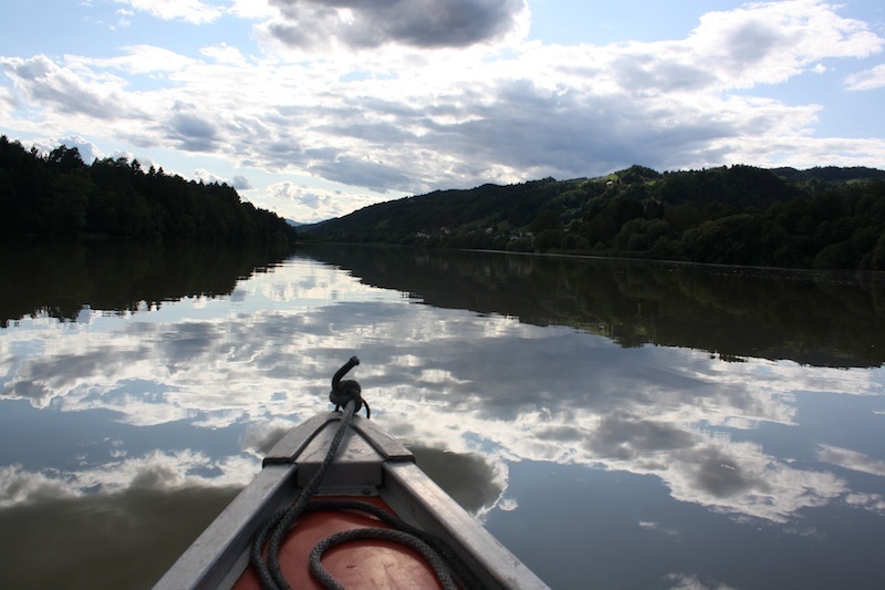 en canoa por el río Drava, Maribor