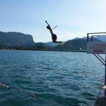 Trampolin lago Bled