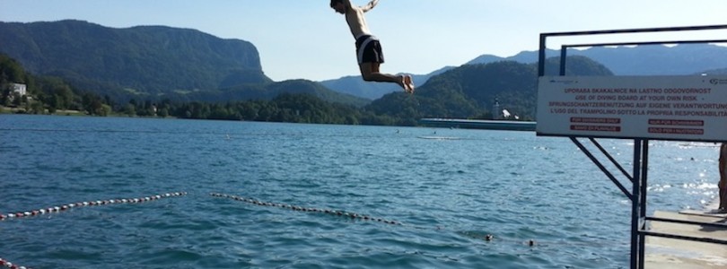 Trampolin lago Bled