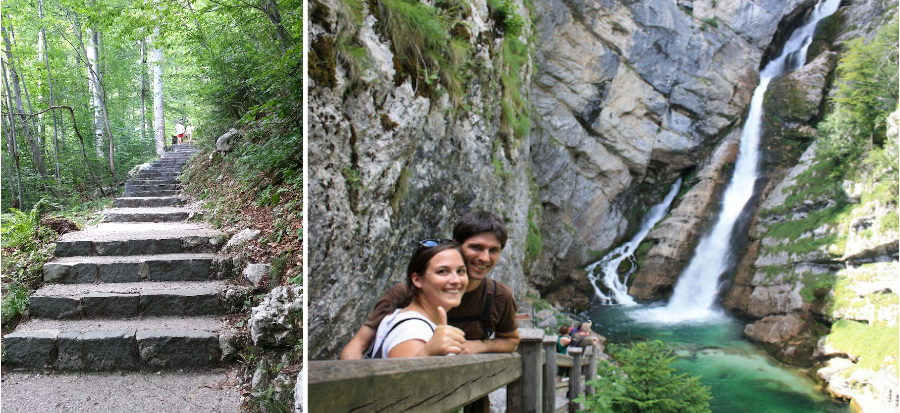 cascada savica eslovenia