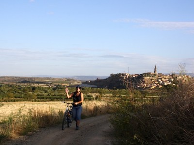 ruta en bici rioja briones