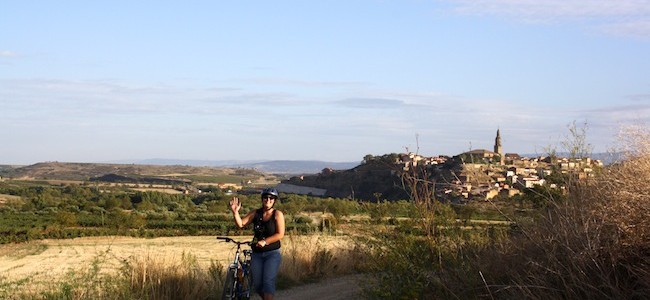 ruta en bici rioja briones