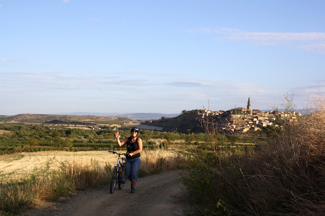 ruta en bici rioja briones