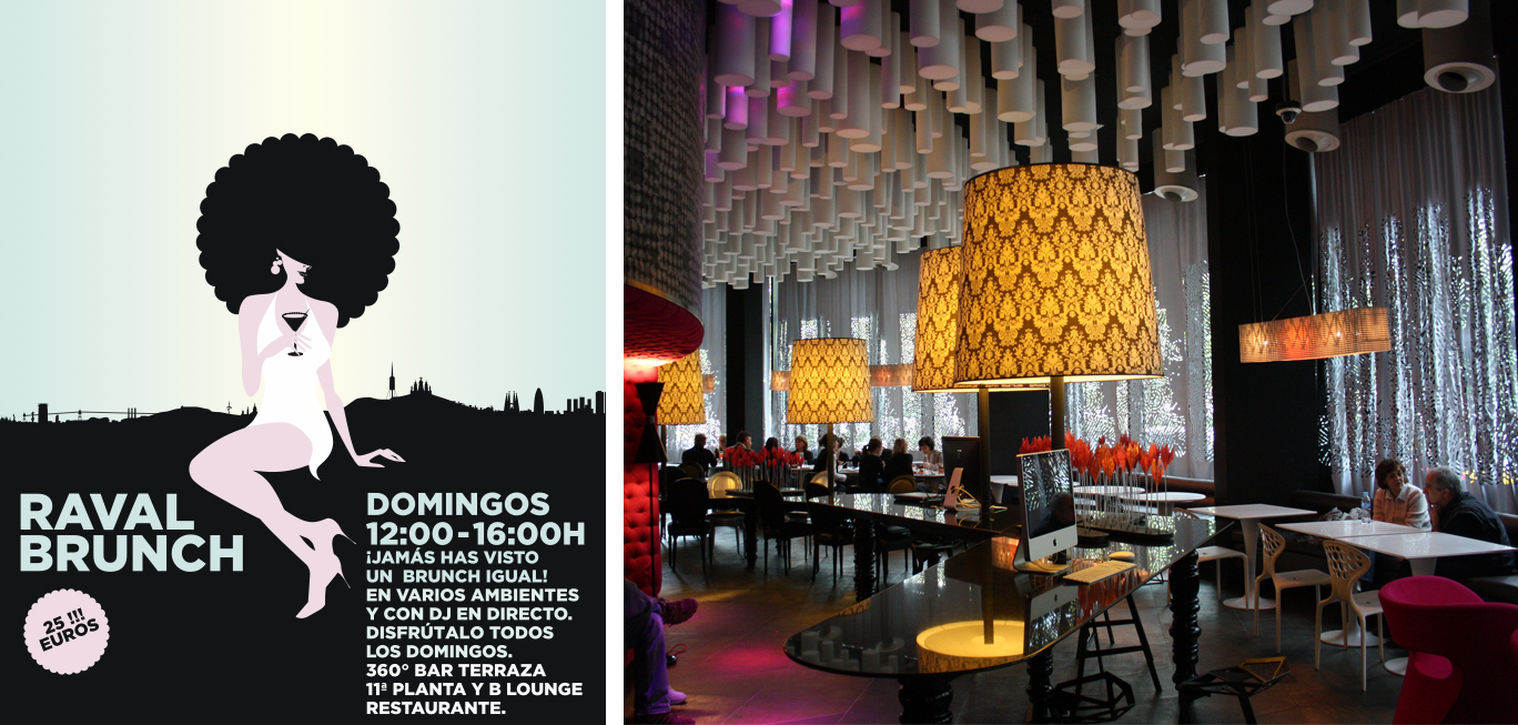 El Brunch del Barceló Raval. Un brunch sano, moderno y con vistas ...