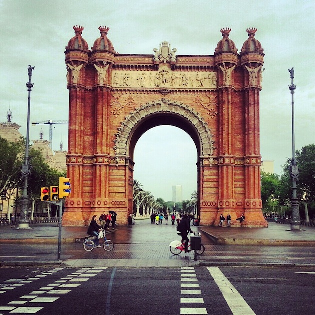 Arc de triomf barcelona