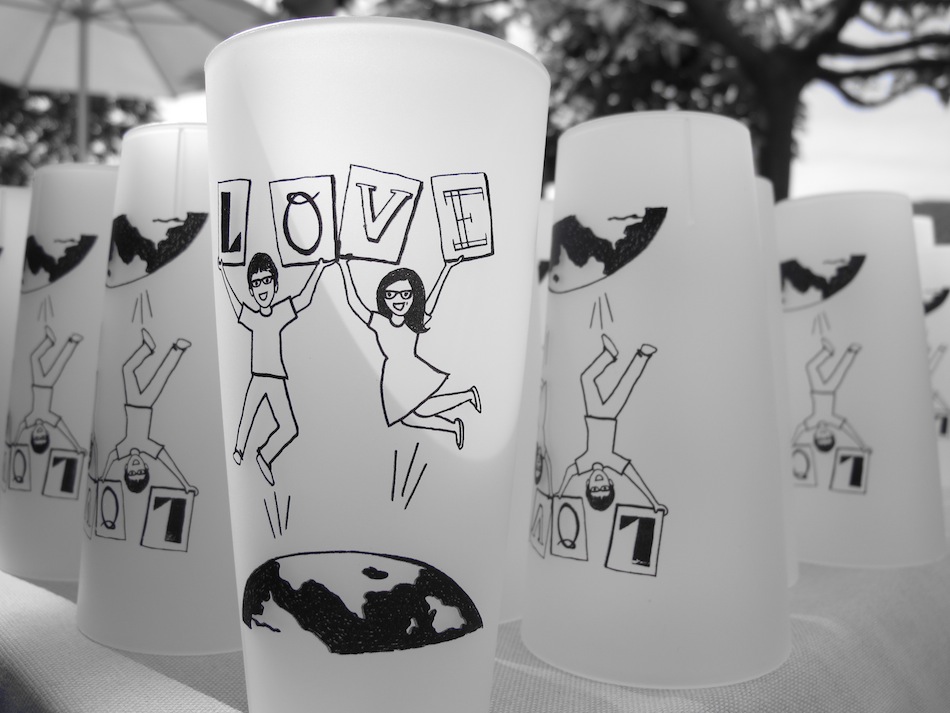 vasos personalizados boda