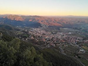 Vistas de Berga desde el Santuario de Queralt